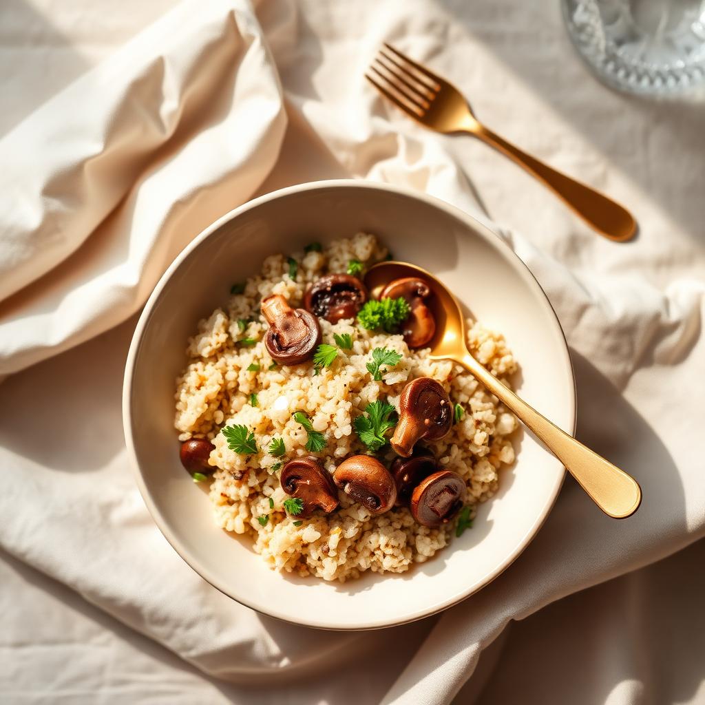 Risoto Proteico de Quinoa