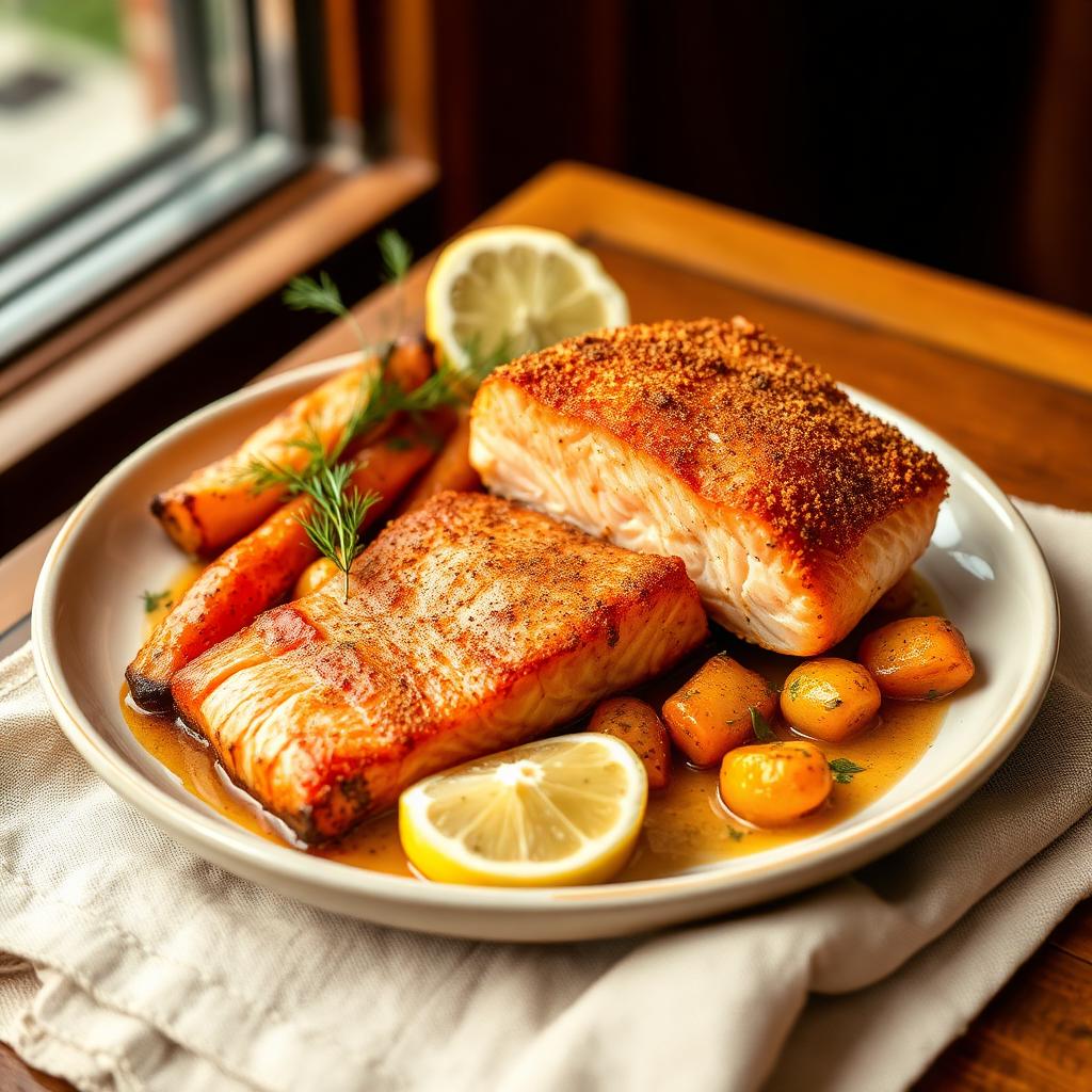 Salmão Maçaricado
